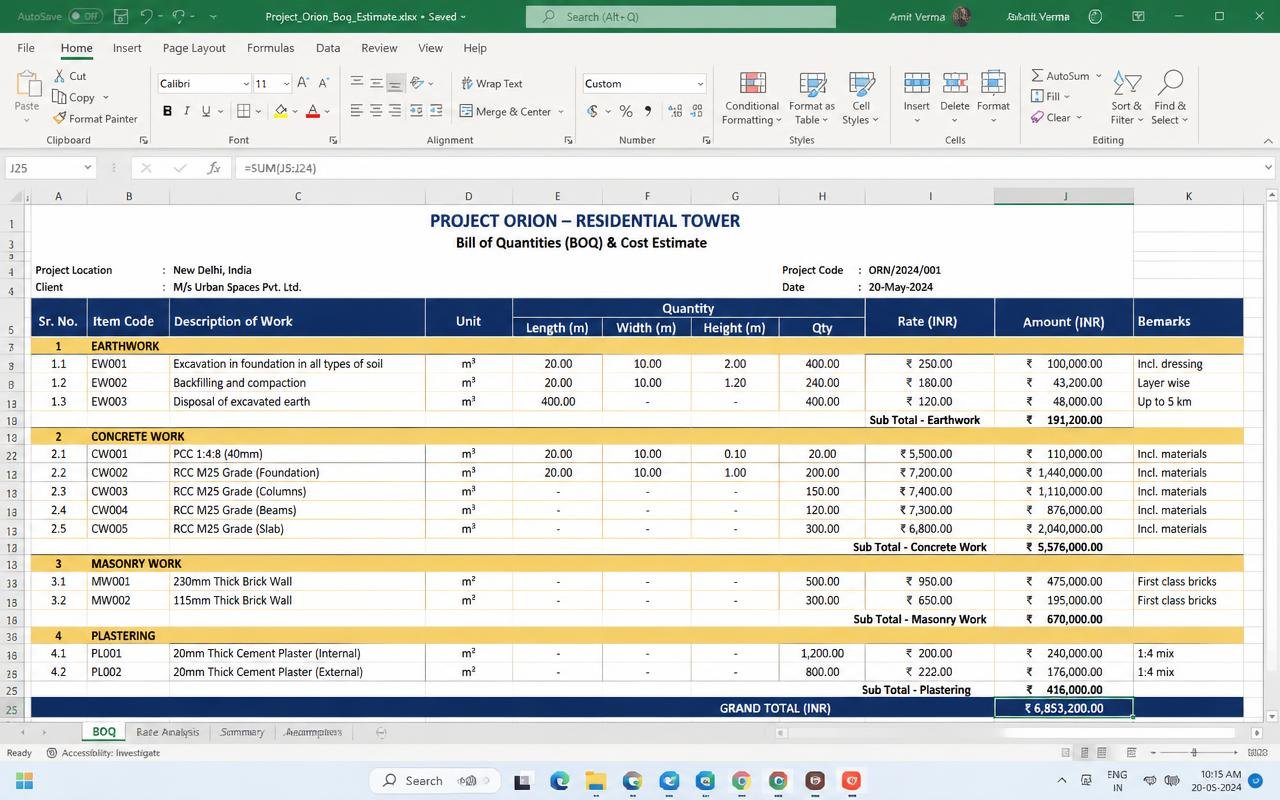 Pre-Construction & Planning tool preview 1